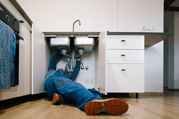 Professional Plumbing technician working in Hominy, OK